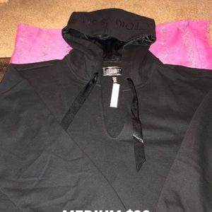 A all black hoodie
